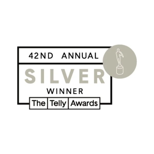 2021 42nd Telly Winners Badges silver winner